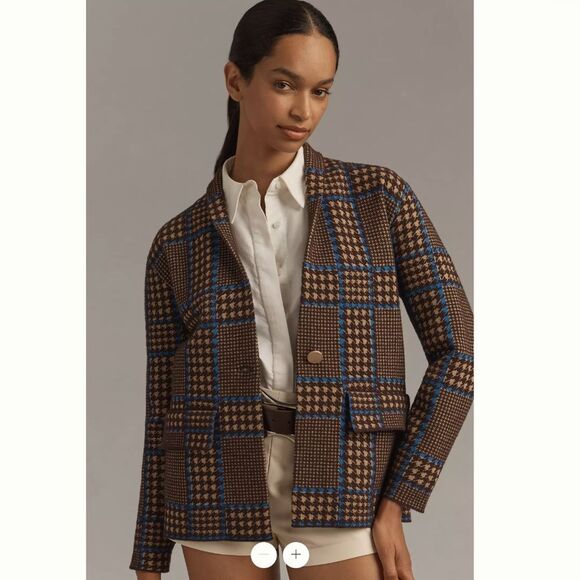 Anthropologie NVLT Knit Relaxed Blazer - Picture 1 of 4